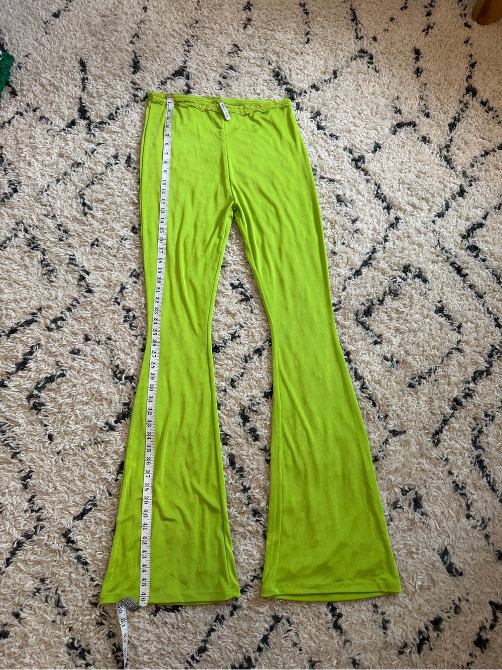 Lime Green Flared Bottoms US Size 8